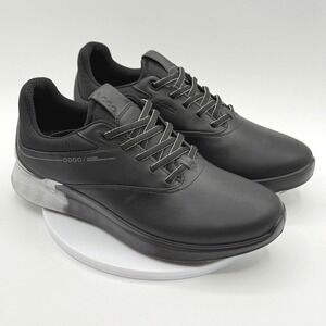 Ecco S-Three Golf Shoes Gore-Tex Spikeless Size 5.5 / EU 39 Mens Black/Concrete